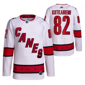 Carolina Hurricanes Jesperi Kotkaniemi 82 Adidas 2019-20 Wit Authentic Shirt - Mannen